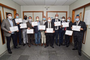 A partir da esquerda: Dr. Marcio, Jeferson Ramos, BNH, Alexandre, Dudu, Felipinho, Haja Luz, Mauricio, Vaguinho, Alcemir e Maninho