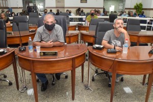 Vereadores Alcemir Gomes e Paulinho da Padaria