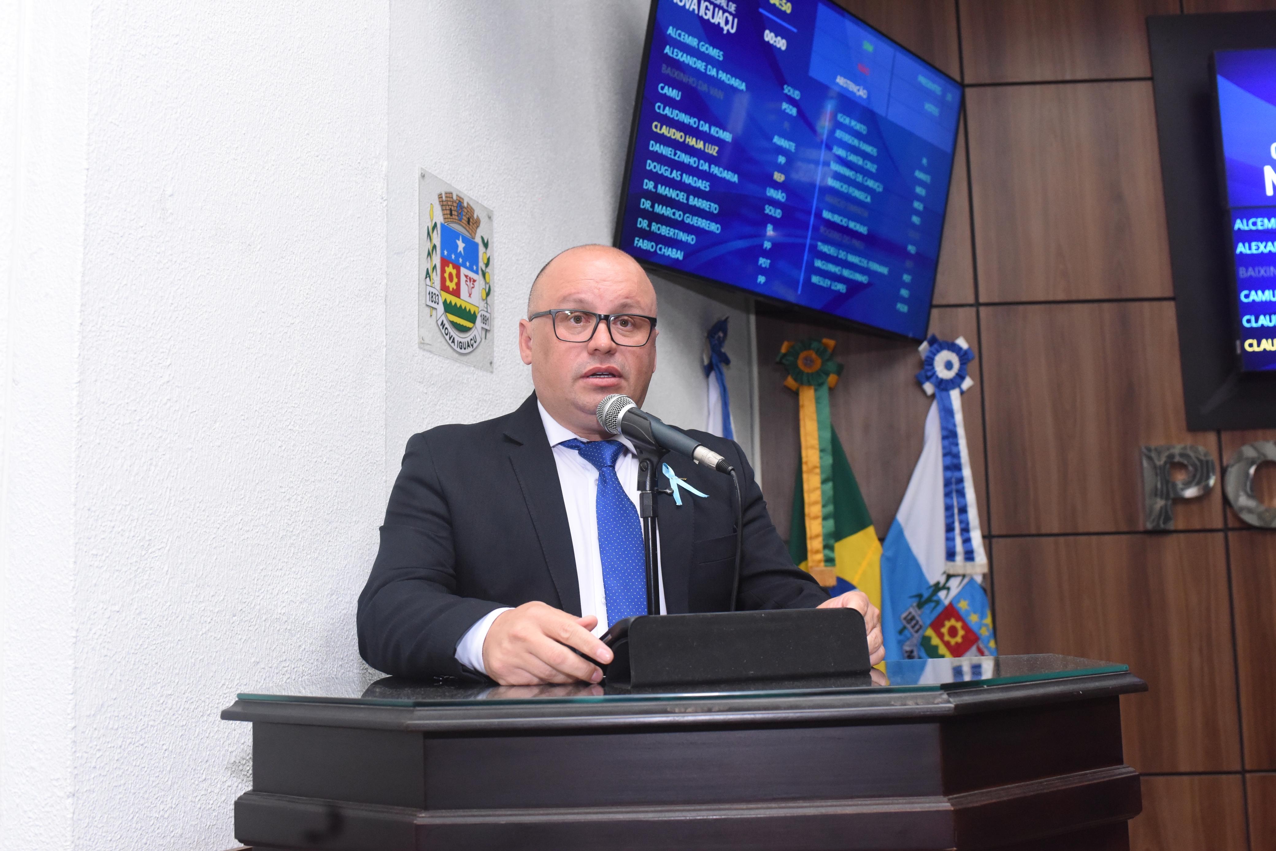 Para o vereador Claudio Haja Luz o riso deve ser usado como terapia nos ambientes de saúde