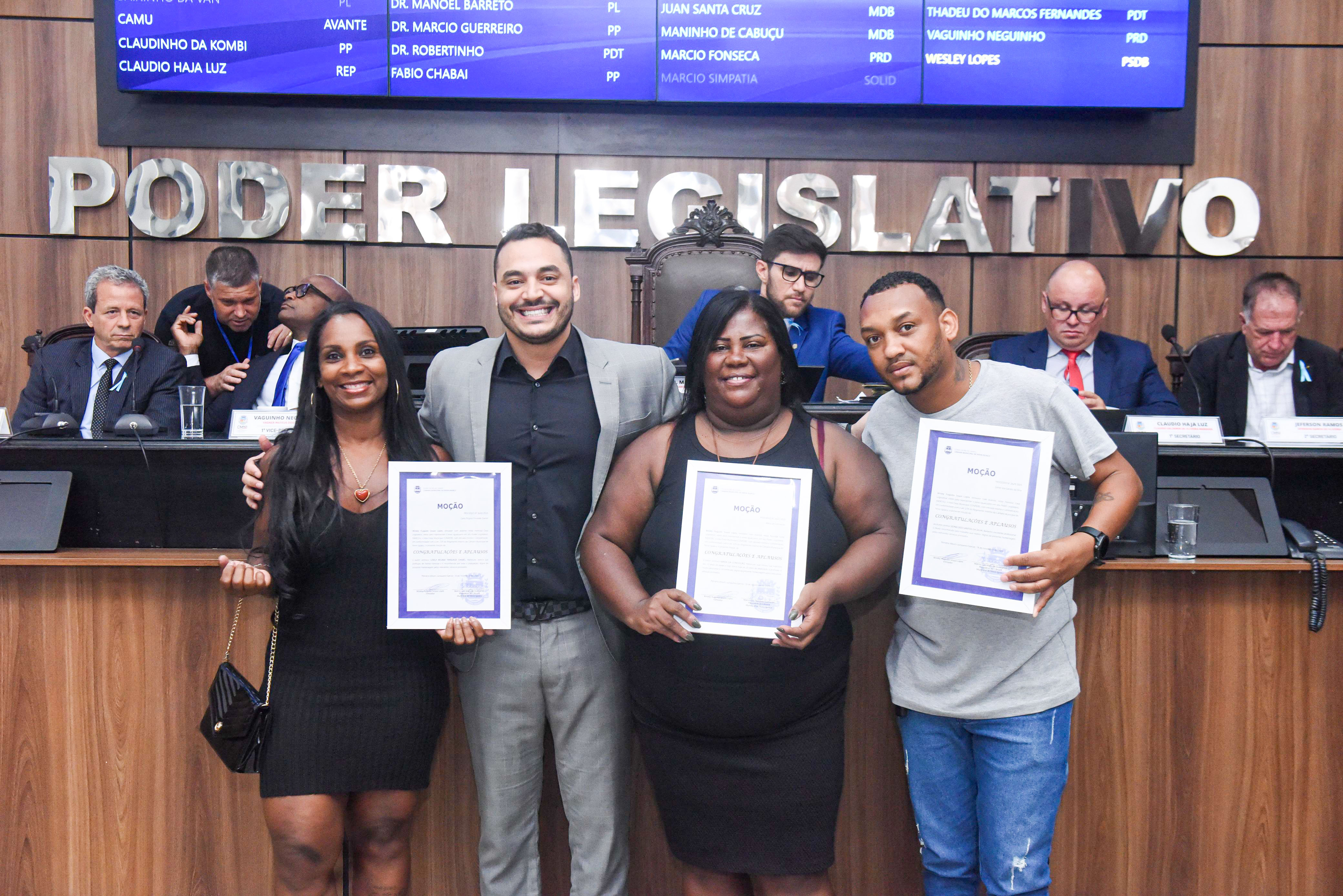 Ver Wesley Lopes na homenagem aos empreendedores iguaçuanos