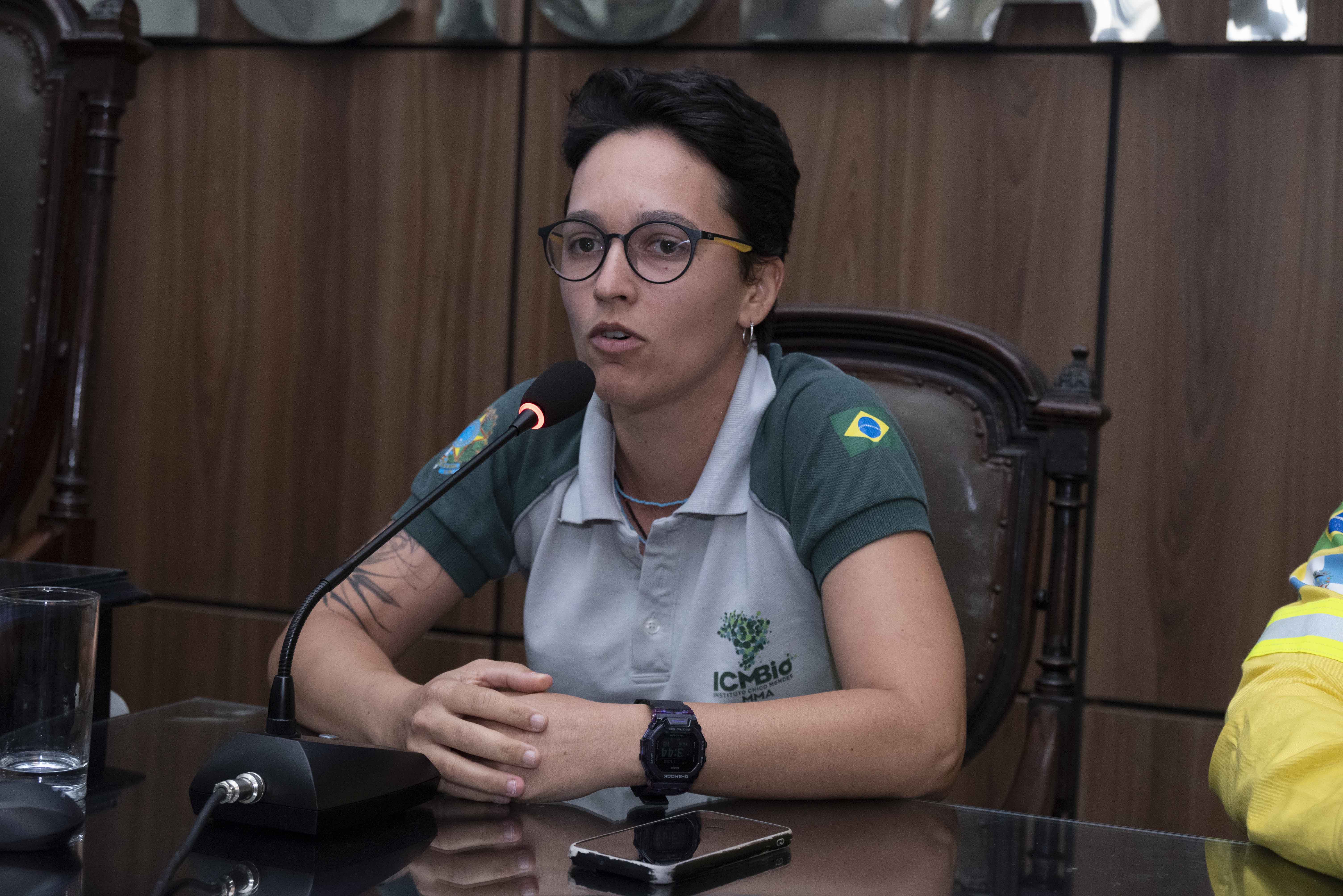 Maria Luiza Zambam, representante da Rebio Tinguá