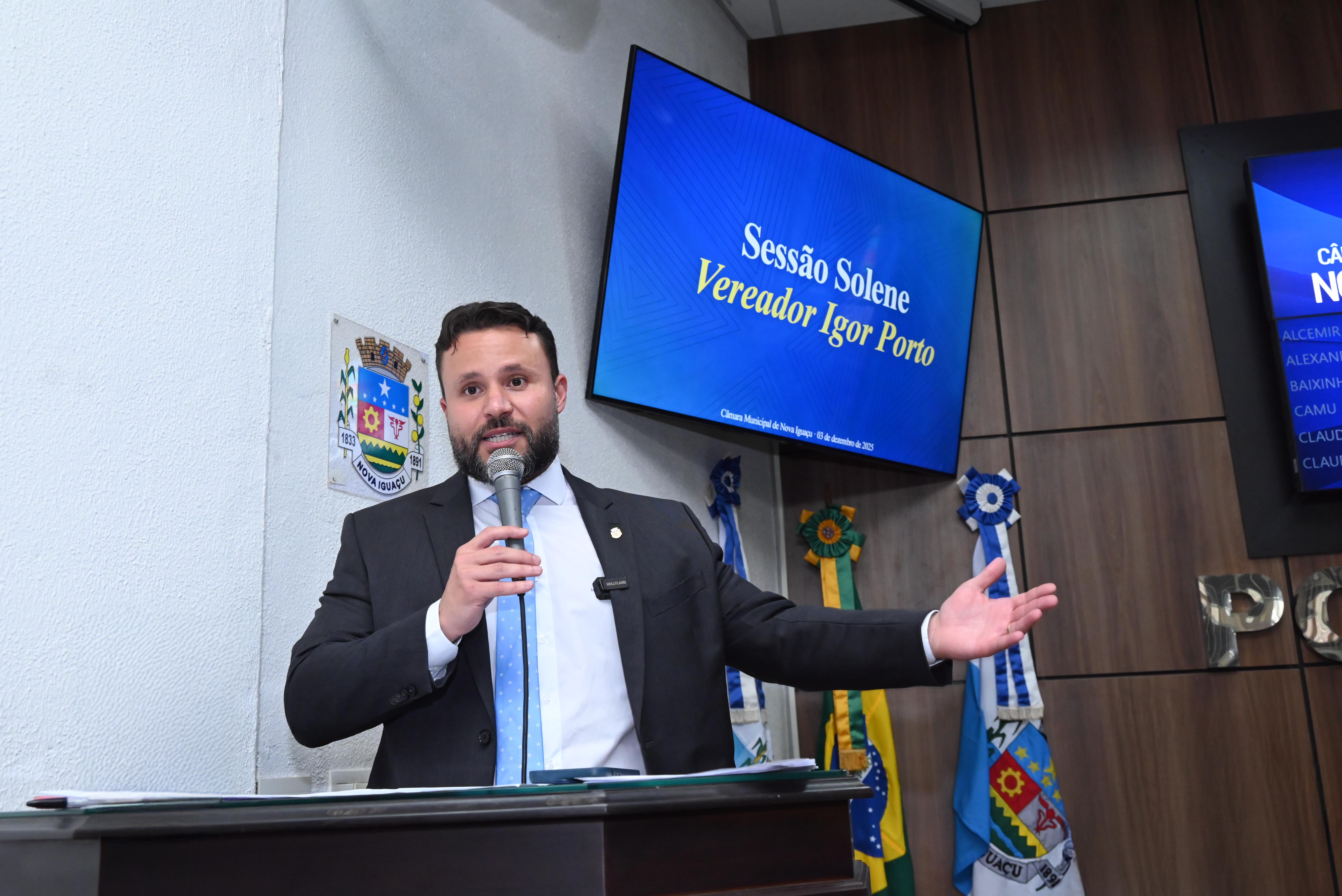 Vereador Igor Porto:" A atuação dos policiais civis e militares é essencial para a manutenção da ordem e da tranquilidade pública"